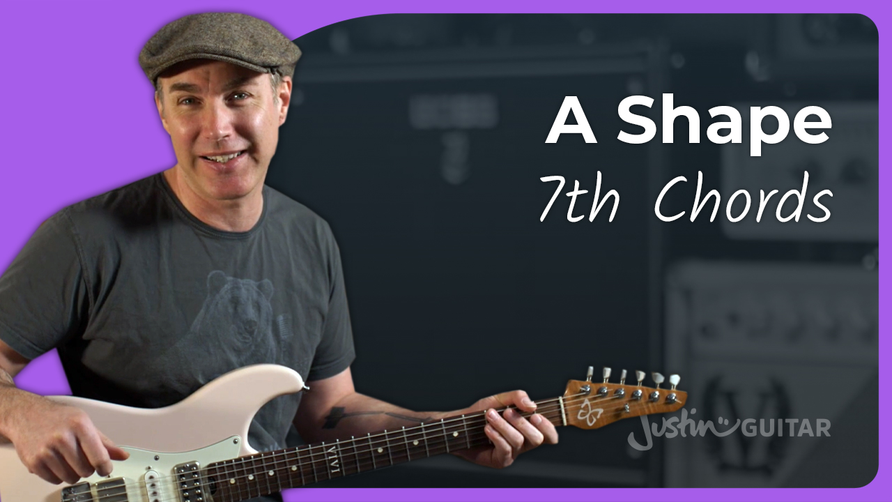 A Shape 7th Chords | JustinGuitar.com