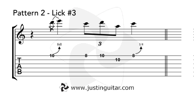 justin guitar blues licks